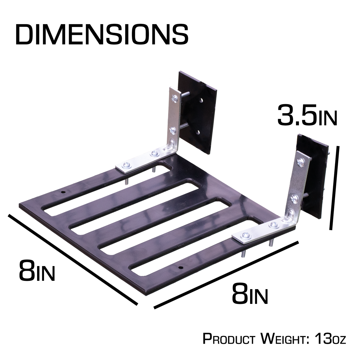 Pickleball Paddle Rack – Holds 4 Paddles – Easily Extendable – Heavy-Duty Material with Weather