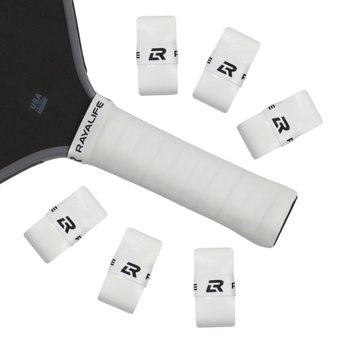 Pickleball Paddle Overgrip – Ultra-Tacky Triple-Layer Sweat Absorbent Grip Tape – Non-Slip 0.60mm High-Feel Tape for Tennis & Pickleball – 6, 12, or 20 Pack